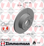 230.6269.20 Brzdový kotouč COAT Z ZIMMERMANN