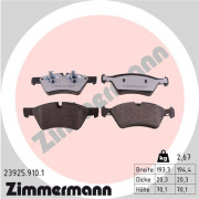 23925.910.1 Sada brzdových destiček, kotoučová brzda rd:z ZIMMERMANN