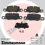 24554.160.9 Sada brzdových destiček, kotoučová brzda pb:z ZIMMERMANN