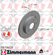 250.1366.20 Brzdový kotouč COAT Z ZIMMERMANN