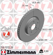 250.1372.20 Brzdový kotouč COAT Z ZIMMERMANN