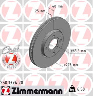 250.1374.20 Brzdový kotouč COAT Z ZIMMERMANN