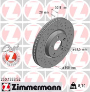 250.1383.52 Brzdový kotouč SPORT BRAKE DISC COAT Z ZIMMERMANN