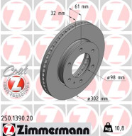 250.1390.20 Brzdový kotouč COAT Z ZIMMERMANN