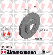 250.1391.20 Brzdový kotouč COAT Z ZIMMERMANN