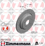 250.1397.52 Brzdový kotouč ZIMMERMANN