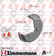 250.1769.20 Brzdový buben COAT Z ZIMMERMANN