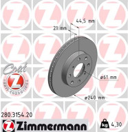 280.3154.20 Brzdový kotouč COAT Z ZIMMERMANN