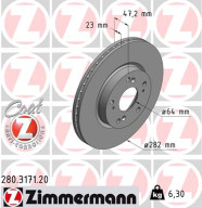 280.3171.20 Brzdový kotouč COAT Z ZIMMERMANN