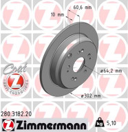 280.3182.20 Brzdový kotouč COAT Z ZIMMERMANN