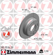 285.3514.20 Brzdový kotouč COAT Z ZIMMERMANN