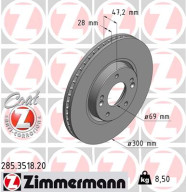 285.3518.20 Brzdový kotouč COAT Z ZIMMERMANN