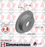 320.3804.20 Brzdový kotouč COAT Z ZIMMERMANN