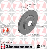 320.3813.20 Brzdový kotouč COAT Z ZIMMERMANN