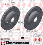 320.3822.53 ZIMMERMANN brzdový kotúč 320.3822.53 ZIMMERMANN