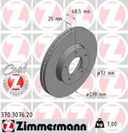 370.3076.20 Brzdový kotouč COAT Z ZIMMERMANN