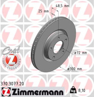 370.3077.20 Brzdový kotouč COAT Z ZIMMERMANN