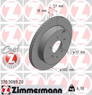 370.3089.20 Brzdový kotouč COAT Z ZIMMERMANN