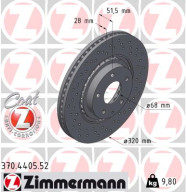 370.4405.52 Brzdový kotouč SPORT BRAKE DISC COAT Z ZIMMERMANN