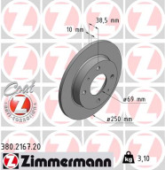 380.2167.20 Brzdový kotouč COAT Z ZIMMERMANN