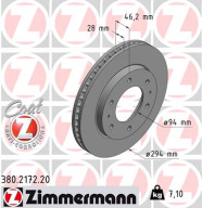 380.2172.20 Brzdový kotouč COAT Z ZIMMERMANN