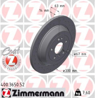 400.3650.52 Brzdový kotouč SPORT BRAKE DISC COAT Z ZIMMERMANN