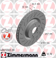 400.5502.20 Brzdový kotouč COAT Z ZIMMERMANN