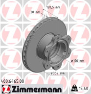 400.6465.00 Brzdový kotouč ZIMMERMANN