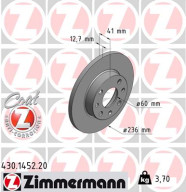 430.1452.20 Brzdový kotouč COAT Z ZIMMERMANN