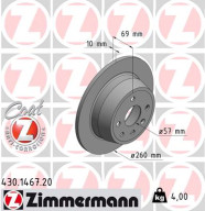 430.1467.20 Brzdový kotouč COAT Z ZIMMERMANN