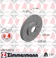 430.1482.52 Brzdový kotouč SPORT BRAKE DISC COAT Z ZIMMERMANN