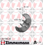 430.1785.00 Brzdový buben ZIMMERMANN