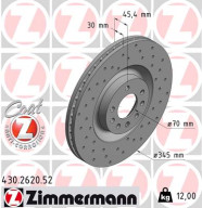 430.2620.52 ZIMMERMANN brzdový kotúč 430.2620.52 ZIMMERMANN