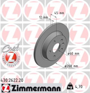 430.2622.20 Brzdový kotouč COAT Z ZIMMERMANN