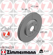 430.2642.20 Brzdový kotouč COAT Z ZIMMERMANN