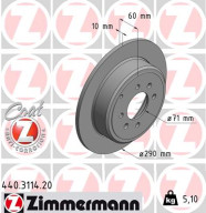 440.3114.20 Brzdový kotouč COAT Z ZIMMERMANN