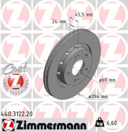 440.3122.20 Brzdový kotouč COAT Z ZIMMERMANN