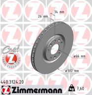 440.3124.20 Brzdový kotouč COAT Z ZIMMERMANN