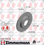 440.3131.20 Brzdový kotouč COAT Z ZIMMERMANN