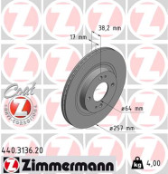 440.3136.20 Brzdový kotouč COAT Z ZIMMERMANN