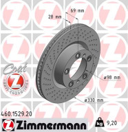 460.1529.20 ZIMMERMANN brzdový kotúč 460.1529.20 ZIMMERMANN