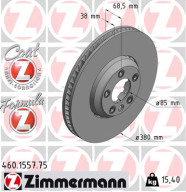 460.1557.75 ZIMMERMANN brzdový kotúč 460.1557.75 ZIMMERMANN