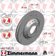 460.1585.75 Brzdový kotouč FORMULA Z BRAKE DISC ZIMMERMANN