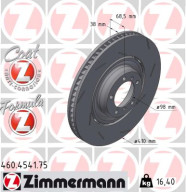 460.4541.75 Brzdový kotouč FORMULA Z BRAKE DISC ZIMMERMANN