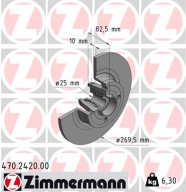 470.2420.00 Brzdový kotouč ZIMMERMANN