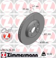 470.2426.20 ZIMMERMANN brzdový kotúč 470.2426.20 ZIMMERMANN