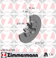 470.2447.00 Brzdový kotouč ZIMMERMANN