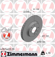 470.5403.20 Brzdový kotouč COAT Z ZIMMERMANN