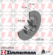 470.5409.00 Brzdový kotouč ZIMMERMANN