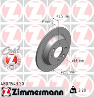 480.1543.20 Brzdový kotouč COAT Z ZIMMERMANN